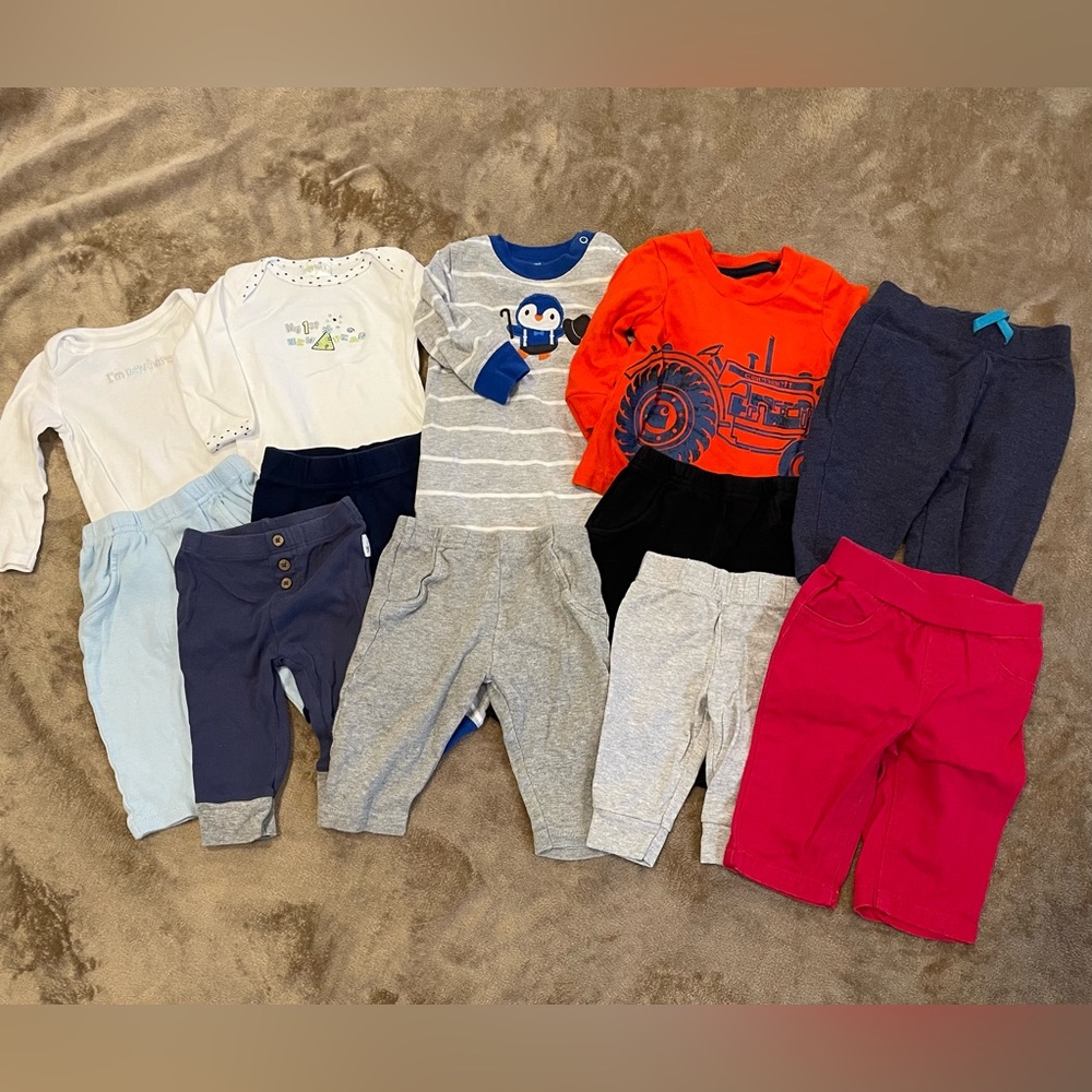 Carhartt Carter's Gymboree Bundle Lot Of 12 Winter Items Size 3-6 Months